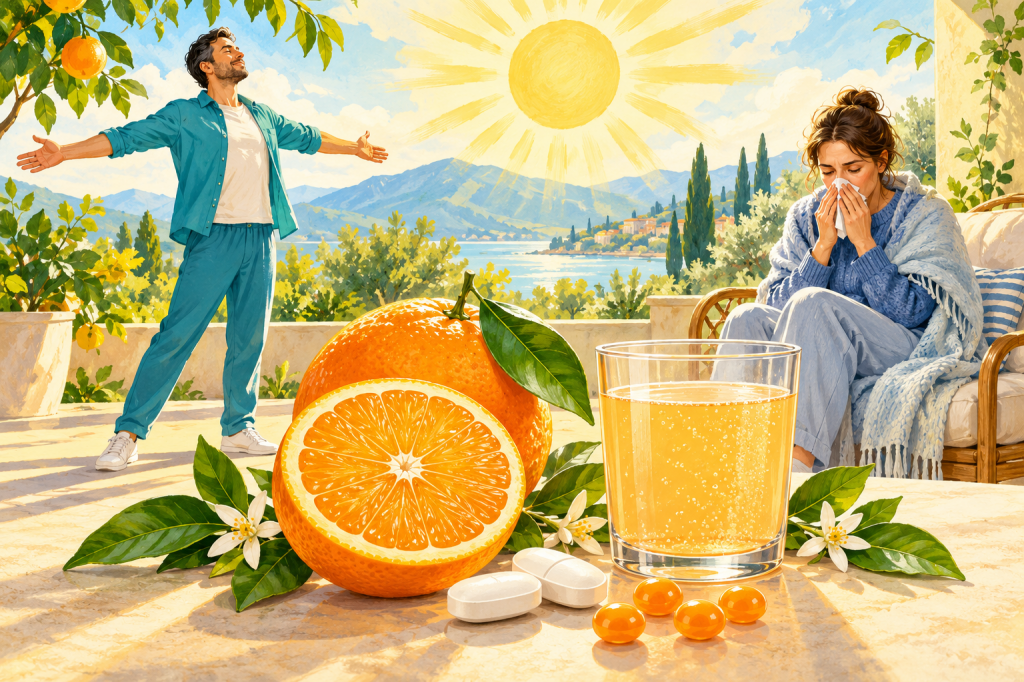 Апельсин, витамин C и солнечный день.png